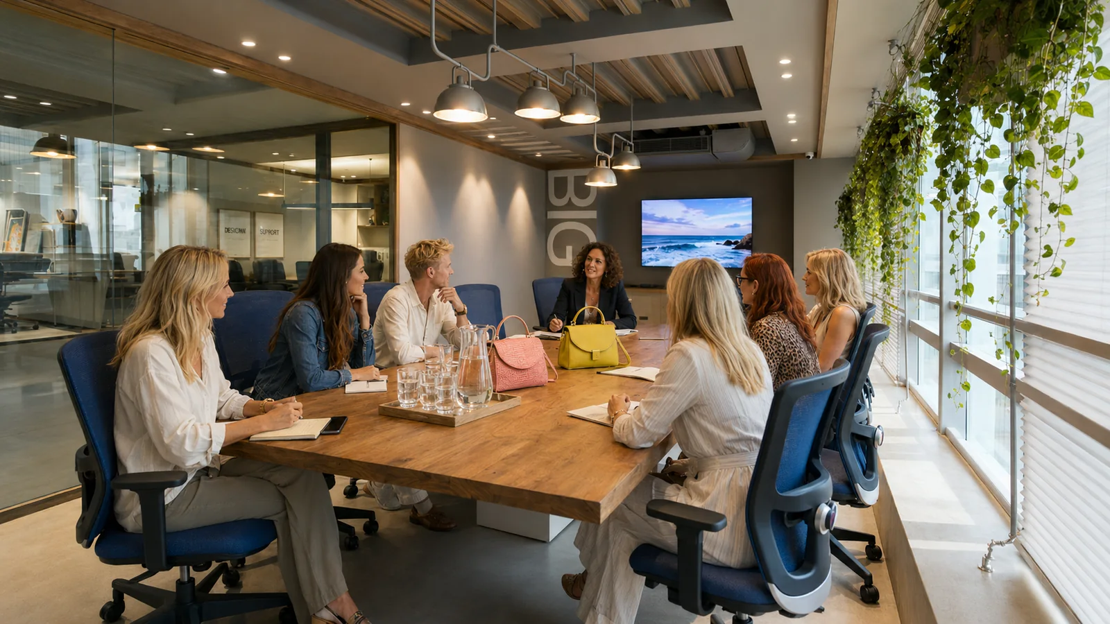Dallas office meeting room with clear glass walls and switchable privacy glass for confidential business conversations