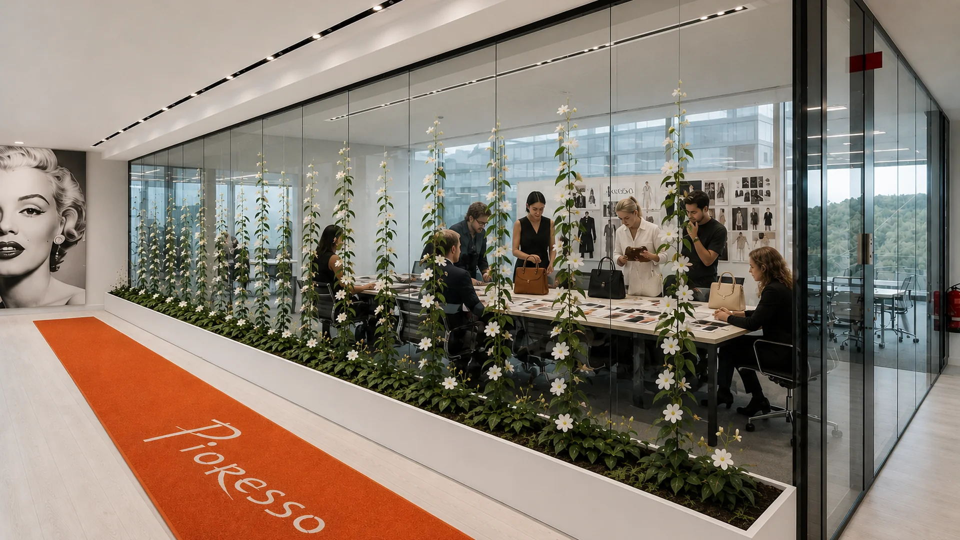 Miami premium office with clear glass